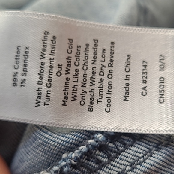 Talbots Flawless Nautical Anchors Slim Ankle Jeans Size 16P - Picture 4 of 4